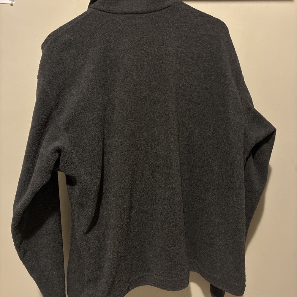 Mens Columbia Fleece Full Zip Jacket Gray Charcoal Size Large Outdoor - Picture 4 of 5